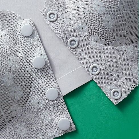 5Pcs Bras for Older Women No Underwire Front Closure Comfort Senior Wireless Snap Closing Bra in Saudi Arabia