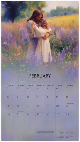 كم أنت عظيم الفن 2026 تقويم جدار يسوع مع صور ملهمة ليسوع المسيح والكتاب المقدس من الكتاب المقدس (2026) in Kuwait