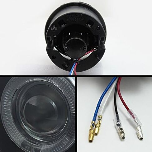 AKKON - For Chrysler 300C | Dodge Charger SRT-8 | Caliber SRT-4 LED Ring Fog Light Assembly W/Switch + Wiring + Relay in Saudi Arabia