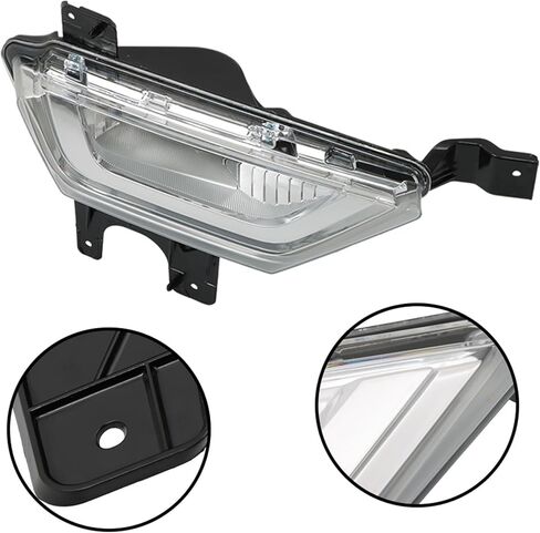 Left and Right Front Fog Lights Assembly Replacement for F150 2021 2022 Clear Lens ML3Z15200A ML3Z15201A in Saudi Arabia