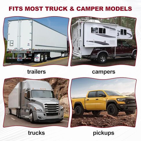 Turn-Buckles Replacement Set for Truck Camper, Including Front & Rear Turn-Buckles | Premium Stainless Steel in Kuwait