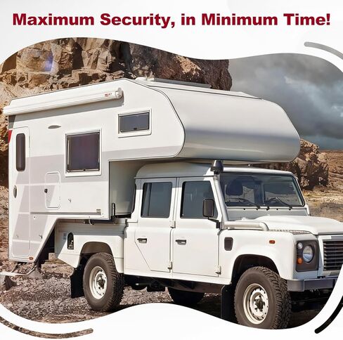 Turn-Buckles Replacement Set for Truck Camper, Including Front & Rear Turn-Buckles | Premium Stainless Steel in Kuwait