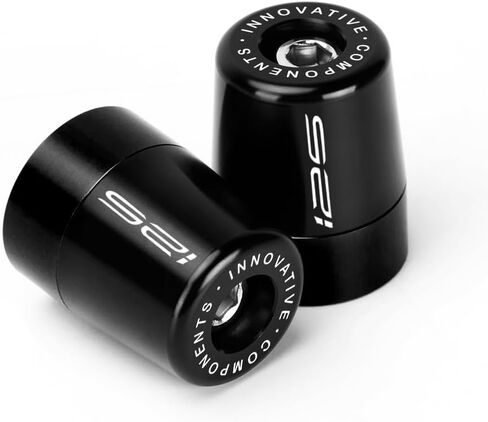 Handle Bar Ends Hand Grips Plug Caps Compatible with K.awasaki Z125 Pro 2017 2018 2019 2020 2021 2022 2023 2024 2025 | Motorcycle Balance Pad BR125 Accessories in Kuwait