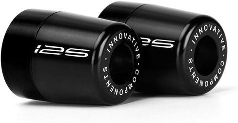 Handle Bar Ends Hand Grips Plug Caps Compatible with K.awasaki Z125 Pro 2017 2018 2019 2020 2021 2022 2023 2024 2025 | Motorcycle Balance Pad BR125 Accessories in Kuwait