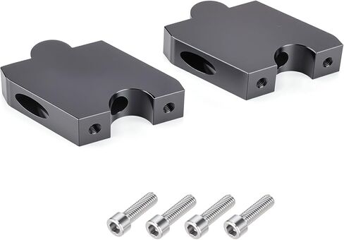 2" Motorcycle Adjustable Handlebar Risers Kit for Can-Am Ryker 600/900/ 900 Rally 2019-2025, Ryker 900 Sport 2022-2025, CNC Aluminum Handle Bar Riser Mount Clamps, Handlebar Risers Replacement in Kuwait