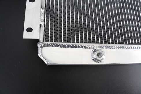 3 Row Aluminum Core Radiator For 1958-1984 Toyota Land Cruiser FJ40 FJ45 4.2L L6 Model., 22 H x 22.13 W in Saudi Arabia