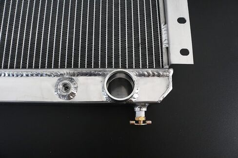3 Row Aluminum Core Radiator For 1958-1984 Toyota Land Cruiser FJ40 FJ45 4.2L L6 Model., 22 H x 22.13 W in Saudi Arabia