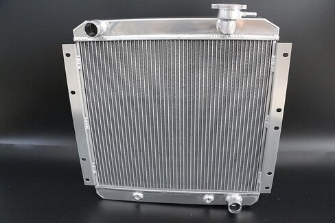 3 Row Aluminum Core Radiator For 1958-1984 Toyota Land Cruiser FJ40 FJ45 4.2L L6 Model., 22 H x 22.13 W in Saudi Arabia