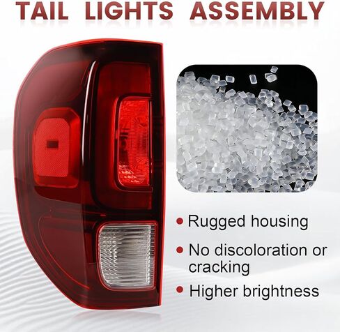 LED Tail lights Assembly Compatible with 2017-2023 Honda Ridgeline OE Style Left Rear Light Taillights Replacement for 33550T6ZA03 in Saudi Arabia