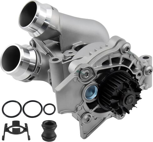 Water Pump 06H121026AE 06H121026AB 06H121026CQ 1312460 Compatible for Audi A3 A4 TT Allroad, Compatible for VW Tiguan Jetta Golf Eos Beetle CC[2.0L L4] Engine Only in Kuwait