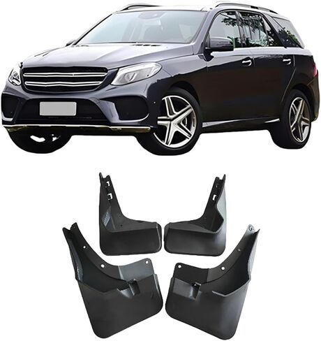 Car Mud Flaps Splash Guards for Mercedes Benz GLE 350/400 Without Pedals 2016 2017 2018 2019 Front Rear Mudguard Replacement Fender Accessories in Saudi Arabia