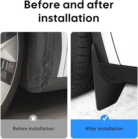 Car Mud Flaps Splash Guards for Mercedes Benz GLE 350/400 Without Pedals 2016 2017 2018 2019 Front Rear Mudguard Replacement Fender Accessories in Saudi Arabia