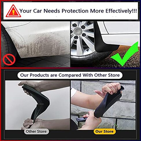 Car Mud Flaps Splash Guards for Mercedes Benz GLE 350/400 Without Pedals 2016 2017 2018 2019 Front Rear Mudguard Replacement Fender Accessories in Saudi Arabia