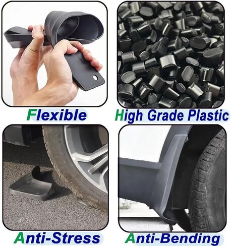 Car Mud Flaps Splash Guards for Mercedes Benz GLE 350/400 Without Pedals 2016 2017 2018 2019 Front Rear Mudguard Replacement Fender Accessories in Saudi Arabia