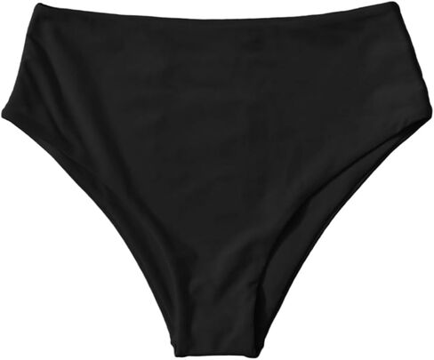 OYOANGLE Women's High Rise Swimsuit Bikini Bottom Swimwear Cheeky Hipster Booty Swim Briefs in Saudi Arabia