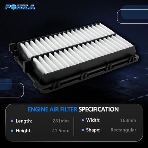 Engine Air Filter Compatible with Hyundai 2022-2024 Tucson Gas,2021-2024 Santa Fe,2020-2024 Sonata,2022-2024 Santa Cruz,2021-2024 K5,2022-24 Carnival,Replace 28113-L1000,FDPAF99096, CA12816 in Saudi Arabia