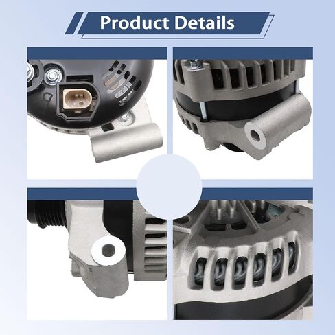 FZJDSD Alternator 200A 12V 30318724485 Compatible with Maserati Ghibli 3.0L 2014-2019 Quattroporte 3.0L 2013-2019 Replace 28996424485 6-Groove Pulley in Saudi Arabia