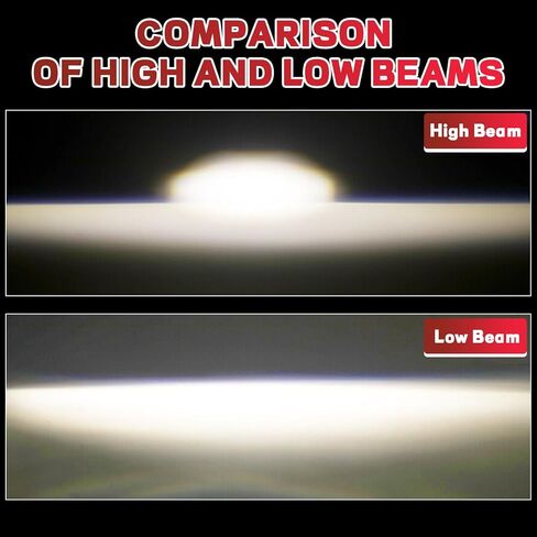 65W High Power Motorcycles LED Headlight with High Low Beam DRL Compatible with Yamaha V STAR 1300 XVS 1300CT 2007-2017 with DOT Certification Motorcycle Headlight in Kuwait