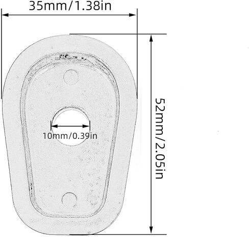 Elarco Turn Signals Indicator Adapter Spacers, 4 Pieces Black Spacer, for Kawasaki ZX6R ZX636 ZX6RR ZR7S ZRX1200S ZX7R ZX7R ZX9R ZX12R in Kuwait