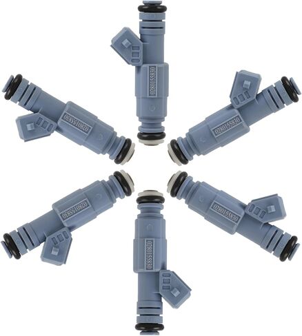 FJ919 Injectors Fuel Injector 0280155830 Compatible with 1999-2004 for Volvo C70,2001-2004 for Volvo S60,2004-2006 for Volvo S80,1999-2004 for Volvo V70 Fuel Injectors 6Pcs 852-12166 in Saudi Arabia
