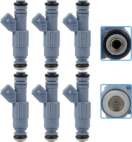 FJ919 Injectors Fuel Injector 0280155830 Compatible with 1999-2004 for Volvo C70,2001-2004 for Volvo S60,2004-2006 for Volvo S80,1999-2004 for Volvo V70 Fuel Injectors 6Pcs 852-12166 in Saudi Arabia