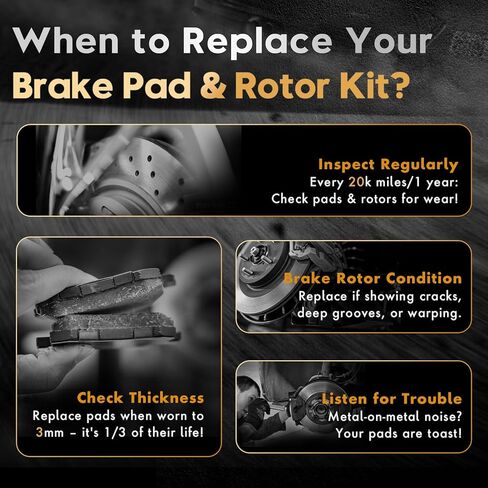 Betthand Front+Rear Brakes and Rotors Geomet 13''+13.1'' Replace for 2009-2015 Honda Pilot, 2007-2013 Acura MDX, 2010-2013 Acura ZDX, 3.5L V6, 980566+980567, 31468+31469 in Kuwait