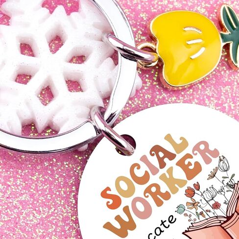 Social Worker Gifts for Women Men Social Worker Appreciation Gifts for School Socials Workers Keychain Thank You Gift for Socials Workers Gift Birthday Anniversary Keyring in Kuwait