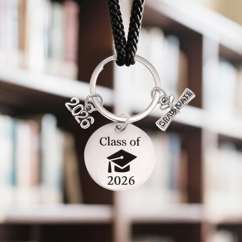 فئة 2026 سلسلة المفاتيح حلقة رئيسية التخرج 2026 سنة سحر الخاتم قلادة لها / له كلية خريج المدرسة الثانوية in Kuwait