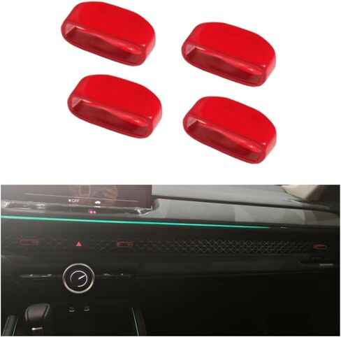 Air Conditioning Outlet Adjustment Trim Compatible with Honda Accord 2023+ Interior Accessories Central Control Air Outlet Vent Cover (Red) in Kuwait