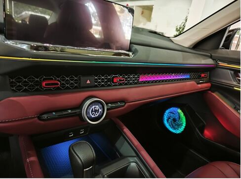 Air Conditioning Outlet Adjustment Trim Compatible with Honda Accord 2023+ Interior Accessories Central Control Air Outlet Vent Cover (Red) in Kuwait