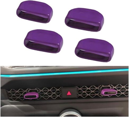 Air Conditioning Outlet Adjustment Trim Compatible with Honda Accord 2023+ Interior Accessories Central Control Air Outlet Vent Cover (Red) in Kuwait