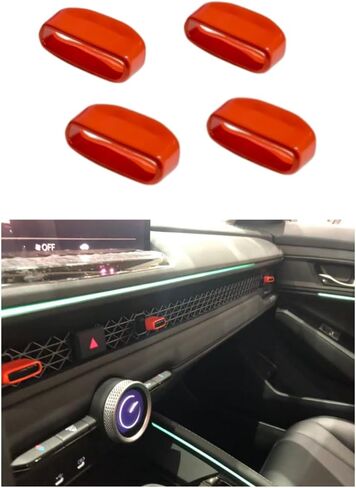 Air Conditioning Outlet Adjustment Trim Compatible with Honda Accord 2023+ Interior Accessories Central Control Air Outlet Vent Cover (Red) in Kuwait