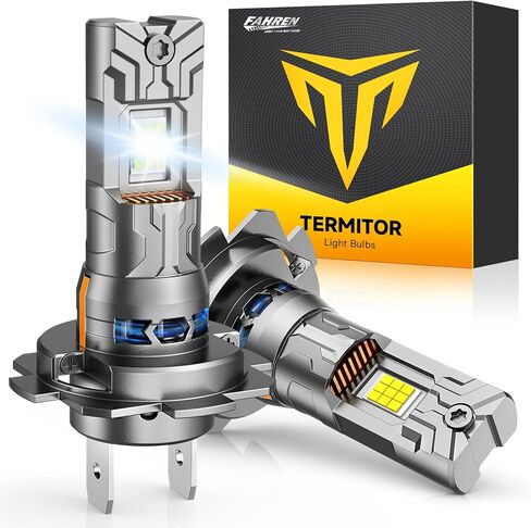 7th-Gen H11/H9/H8 Light Bulbs, 𝟓𝟎𝟎𝟎𝟎𝐋𝐌 𝟏𝟎𝟎𝟎% 𝐔𝐥𝐭𝐫𝐚 𝐁𝐫𝐢𝐠𝐡𝐭𝐞𝐫 1:1 Mini Size Fog Bulbs, 6500K White, Plug and Play Turn Signals Lights, Pack of 2 in Kuwait