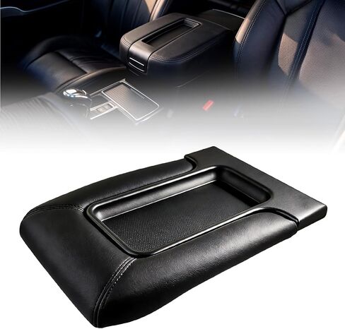 Center Console Lid Replacement Kit for 1999-2007 for Chevy Silverado, Avalanche, Suburban, for GMC Sierra, Yukon - Center Console Cover Black in Saudi Arabia