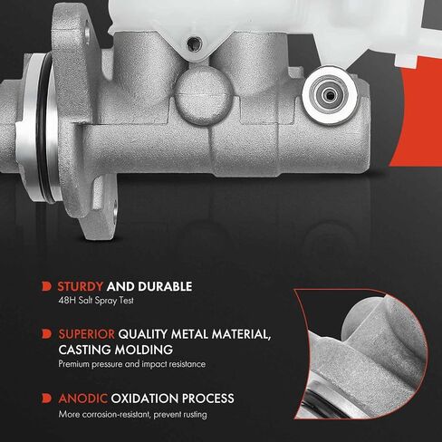 A-Premium Brake Master Cylinder with Reservoir and Sensor Compatible with Toyota Vehicles - Camry 2007 2008 2009 2010 2011, With Vehicle Stability Control, Manual Transmission in Saudi Arabia