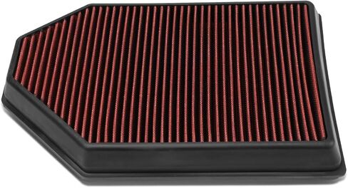 DNA Motoring AFPN-220-RD Clean Air Washable Drop In Panel Air Filter Enhance Engine Performance [Compatible with 02-20 Dodge RAM 1500/02-10 RAM 2500/02-10 RAM 3500/02-10 RAM PICKUP] in Kuwait