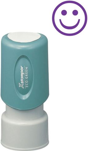 11309 Xstamper Star Pre Inked Rubber Stamp, 5/8" Diameter Impression Size, Red in Kuwait