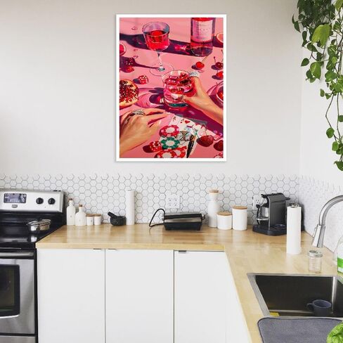 Christmas Paint by Numbers Kit for Adults, Christmas Candles Paint by Numbers Kit for Adults Beginners, Easy Acrylic Paint by Numbers on Canvas Arts and Crafts for Wall Decor Present 16x20 inch in Kuwait