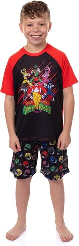 INTIMO Power Rangers Pajamas Boys' Mighty Morphin Kids Short PJ Sleep Set in Kuwait