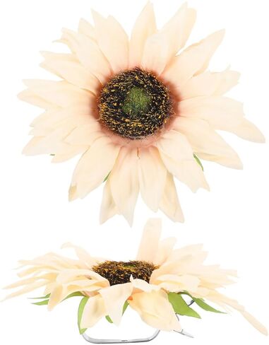 Sunflower Curtain Tiebacks Clips 2 Pack 6.29 Inch Floral Curtain Buckle Ropes for Living Room Kitchen Bedroom Window Treatment Decor in Saudi Arabia