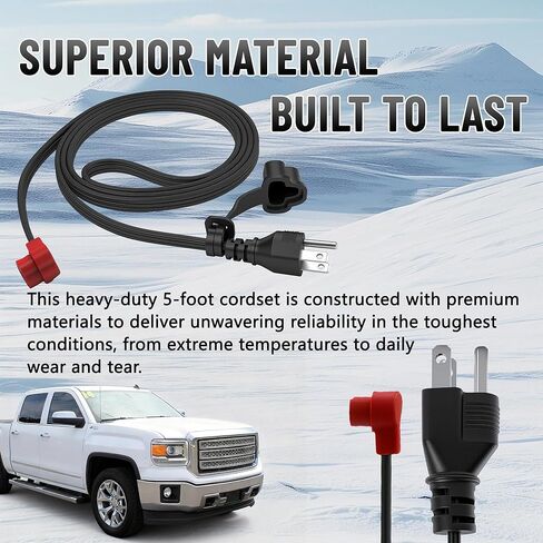 3500022 سخان غمر كتلة المحرك 3.25 أمبير مع سلك كوردسيت مناسب للديزل الكمون Pa-ccar 5.9L 6.7L، 3/4 "NPT الموضوع 120 فولت 750 واط in Kuwait