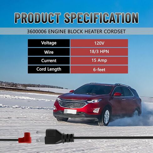 3500022 سخان غمر كتلة المحرك 3.25 أمبير مع سلك كوردسيت مناسب للديزل الكمون Pa-ccar 5.9L 6.7L، 3/4 "NPT الموضوع 120 فولت 750 واط in Kuwait