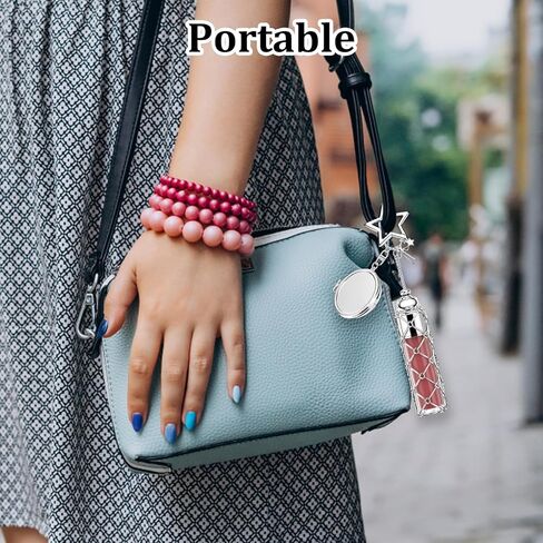 Lipstick Holder Keychain, Star-Shaped Lipstick Keychain Holder, Trendy Y2K Fashion Accessory for Women, Compact and Stylish for Daily Makeup Touch-Ups in Kuwait