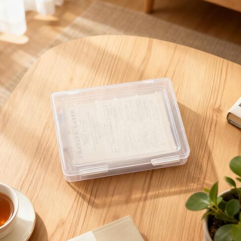 4 Pcs Clear Magazine Protectors for Collectors A4 File 12 x 9 Inch Portable Project Case Paper Storage Box Magazine Display Storage Document Paper Protector in Saudi Arabia