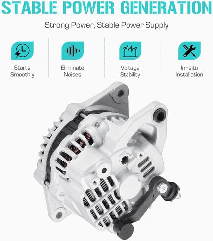 Alternator for Mercedes Benz C300 3.0 3.0L 2008 2009 2010 2011 2012, GLK350 3.5 3.5L 2010 2011 2012, 0-124-525-171, AL0191X, 14051, 000-906-12-02 in Saudi Arabia