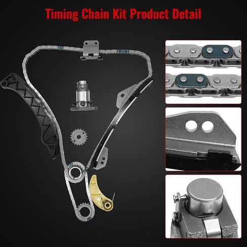 HS26515PT Head Gasket Timing Chain Kit with Head Bolts Water Pump Fit for Toyota Corolla 1.8L 2009-2015, for Matrix 1.8L 2009-2014, for Scion Xd 1.8L 2008-2014, Replace 13506-0T020, 13540-0T020 in Kuwait