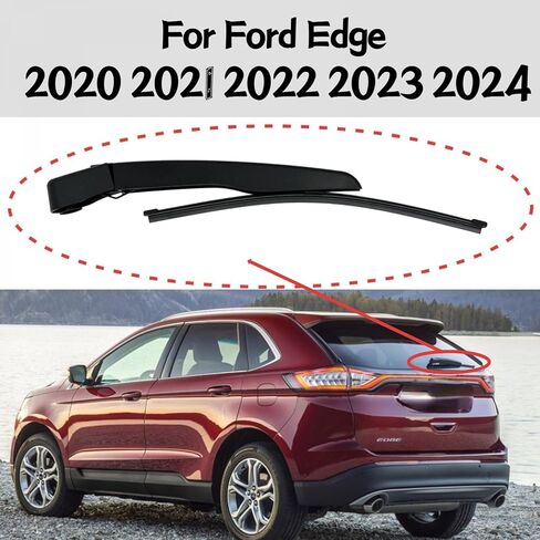 ذراع شفرة الممسحة الخلفية لفورد إيدج 2020 2021 2022 2023 2024 SE SEL ST ST-Line التيتانيوم الخلفي ممسحة زجاج أمامي شفرة الذراع in Kuwait