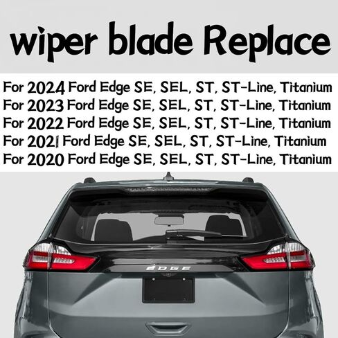 ذراع شفرة الممسحة الخلفية لفورد إيدج 2020 2021 2022 2023 2024 SE SEL ST ST-Line التيتانيوم الخلفي ممسحة زجاج أمامي شفرة الذراع in Kuwait