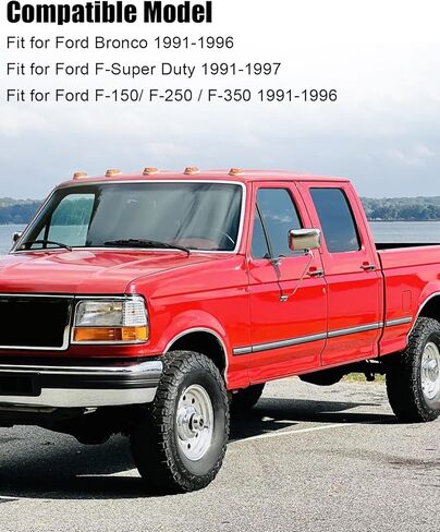 ذراع ممسحة الزجاج الأمامي مناسب لفورد F150 F250 F350 F-Super Duty Bronco 1991-1997 استبدال 42631 F1TZ17526AA F4TZ17526A، زوج واحد in Saudi Arabia