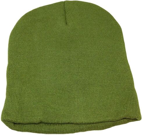 Olive Green United States US Border Patrol Embroidered Winter Beanie Sock Cap HAT in Saudi Arabia